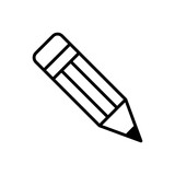 Fototapeta  - ikona ołówek, kredka