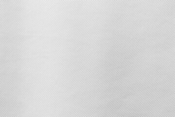 White color fabric cloth polyester texture and textile background.