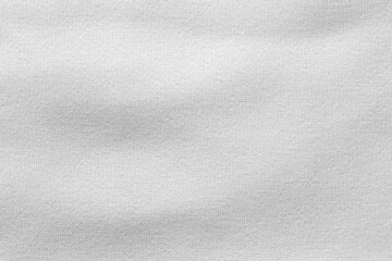 White color fabric cloth polyester texture and textile background.