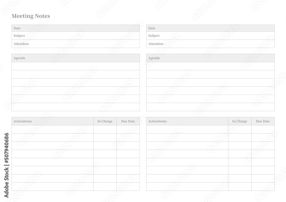 Scheduling Note Note, scheduler, diary, calendar planner document template illustration ...