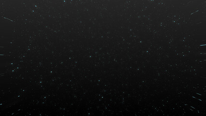 Wall Mural - blue star in space particle background
