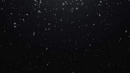 Wall Mural - snowfall particle background for background usage concept