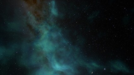 space of night sky with cloud and stars