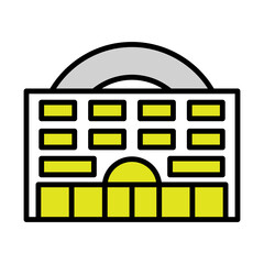 Sticker - Casino Building Icon