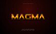 © sabdopalon - Editable text effect with realistic red magma style.