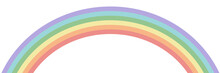 Vector Illustration In LGBT Concept. Symbol Lesbian, Gay, Bisexual, Transgender Rainbow Flag. Abstract Banner, Background, Poster For Pride Month Or Lgbt Design. Colorful Rainbow At White Background