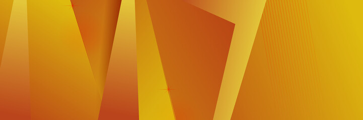 Orange abstract banner background