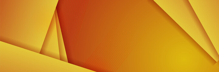 Orange abstract banner background