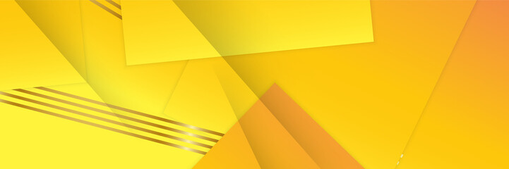 Orange abstract banner background