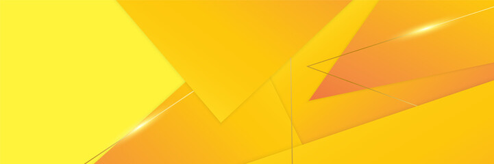 Orange abstract banner background