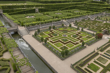 Wall Mural - Jardin potager décoratif du château de Villandry