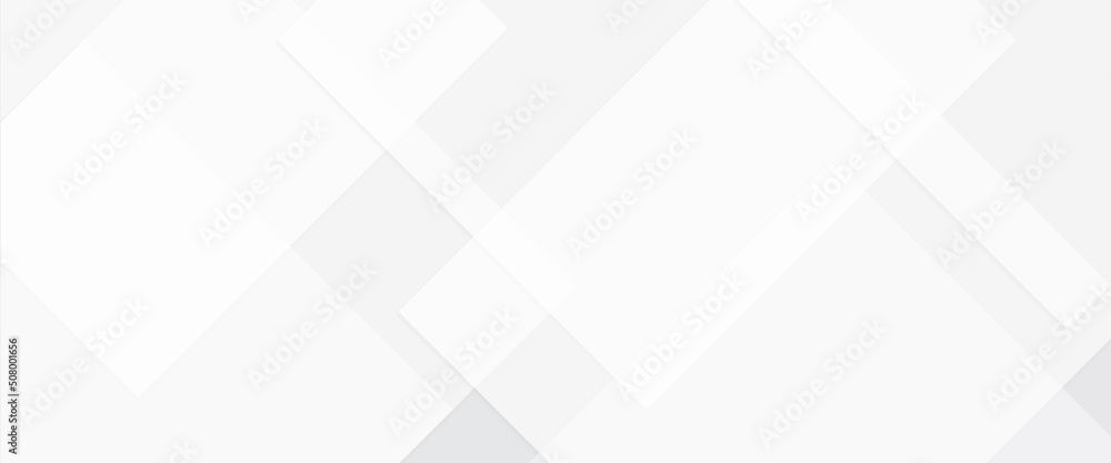 Abstract white background with diamond and triangle shapes layered in ...