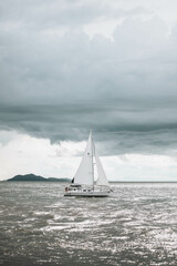  sailboat on the sea