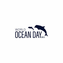 World Ocean Day Vector Illustration  In Paper Cut Style Underwater Ocean View.