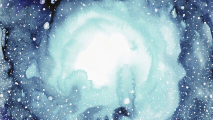 blue universe color sky background galaxy space abstract energy spiritual spirit mind holistic healing spiral imagine art artwork illustration watercolor painting design