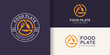 © AGUNG - Food group logo design with creative modern concept Premium Vector