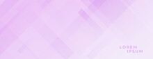 Soft Purple Pink Banner With Diagonal Lines
