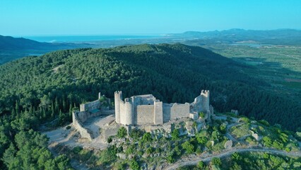 Wall Mural - Castillo de Xivert, situado en la sierra de Irta en la localidad de Alcalá de Xivert, Castellón, España