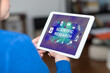 © thodonal - Scientific research concept on a tablet