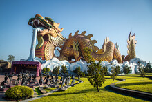 Dragon Paradise Park Suphan Buri In Thailand