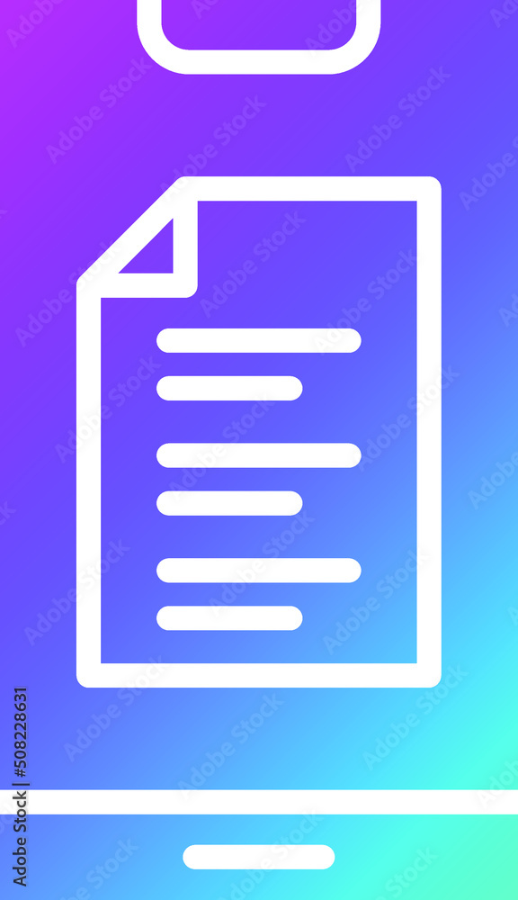 Note Vector Icon Design Illustration