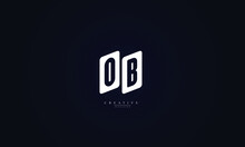 Alphabet Letters Initials Monogram Logo OB BO O B 