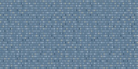 Poster - Binary data vector background
