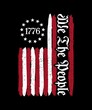 We The People American Flag 1776