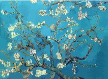 Background With Flowers, Van Gogh, Flor De Almendro, Almond Blossom, Art, Artist, Cuadro, Gallery, Picture, Painting
