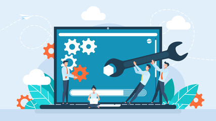 user interface customization, programming. concept of creating, setting personal pages, and repairin