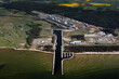 canvas print picture - Lubmin, Hafen, Mecklenburg-Vorpommern, Deutschland, Luftaufnahme aus dem Flugzeug 