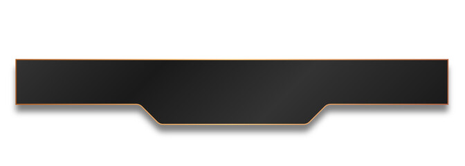 dark rectangle neon banner