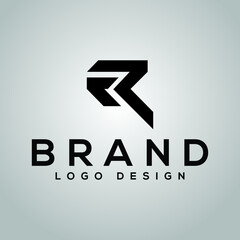 logo for company
concept creative logo Creative Initials Letters (R)