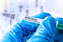 Covid-19 Omicron Ba.5 Variant Vaccination Concept