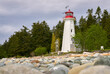 © maxdigi - Quadra Island Cape Mudge Lighthouse BC. The historic Cape Mudge Lighthouse on Quadra Island overlooking Discovery Passage and Campbell River. BC, Canada.