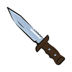 Wall Mural - camping knife icon