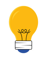 Poster - bulb light icon