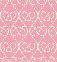 Wall Mural - Rope seamless pattern, great for wallpaper and textile.