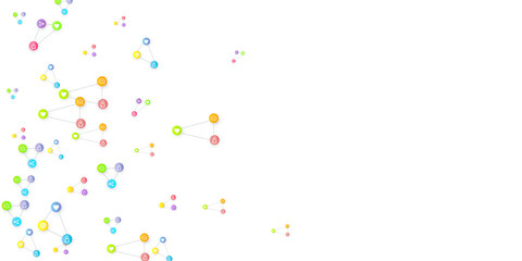 Social media marketing icons internet tags target