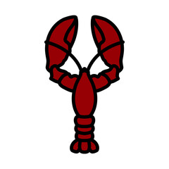 Wall Mural - Lobster Icon