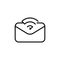 Wall Mural - Communication isolated icon design template