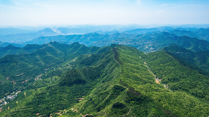 Wall Mural - Mountain scenery in the summer