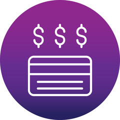 Sticker - Credit Card  Icon 