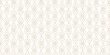 © Olgastocker - Golden vector geometric lines texture. Elegant seamless pattern with diamonds, linear rhombuses. Abstract gold and white ornament. Art deco style. Trendy minimal background. Luxury repeat geo design