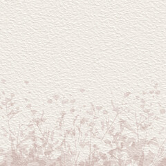 Delicate watercolor botanical digital paper floral background in soft basic nude beige tones