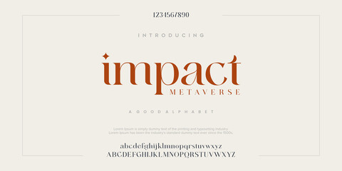 abstract fashion font alphabet. minimal modern urban fonts for logo, brand etc. typography typeface 