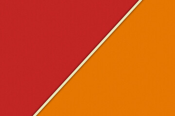 Poster - Vector blank red and orange sliced background with grain