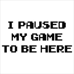 i paused my game design eps