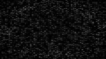 Wall Mural - big data digital business hitech background/ 4k animation of an abstract wallpaper big data business