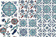 Abstract tiled turkish pattern for your design